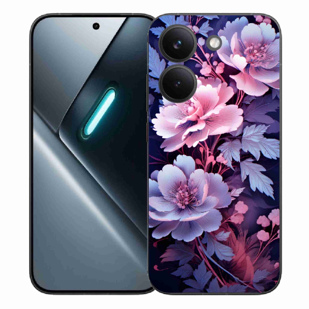 Gélový kryt mmCase na Xiaomi Poco X8 Pro - kvety 11