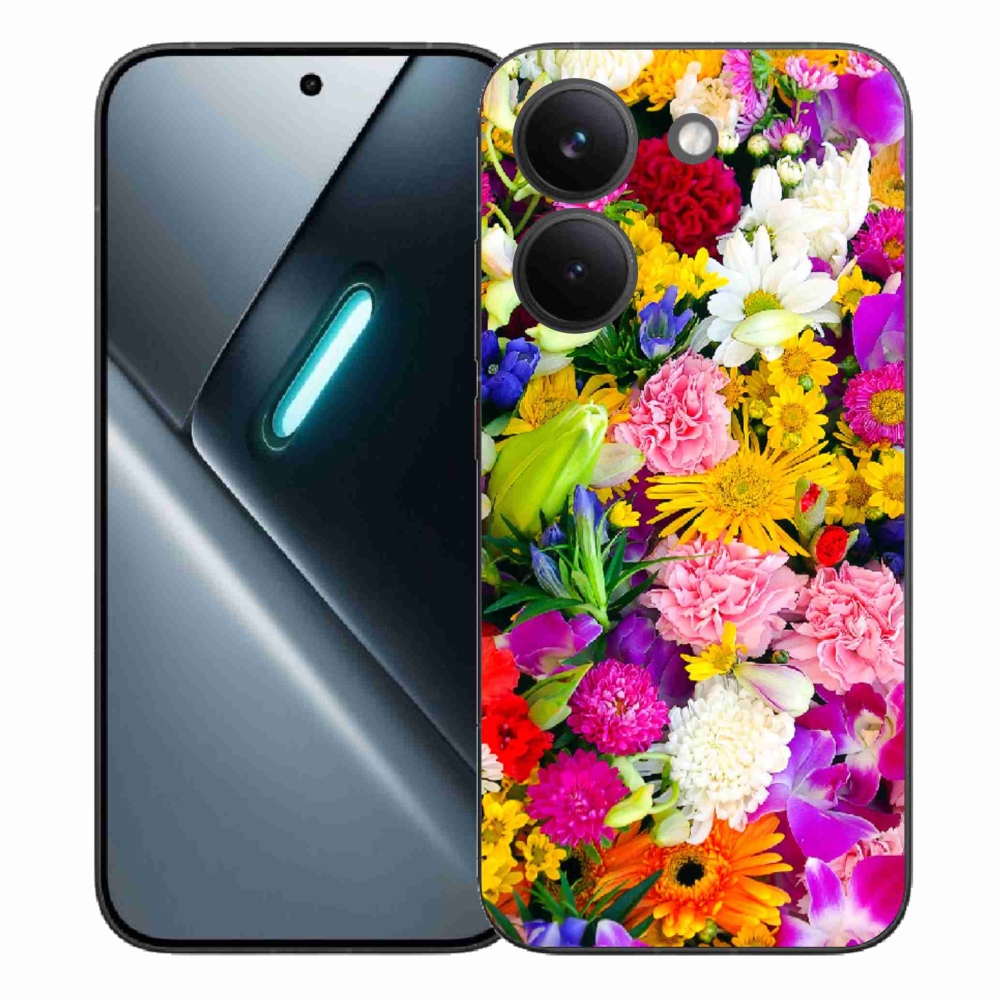 Gélový kryt mmCase na Xiaomi Poco X8 Pro - kvety 12