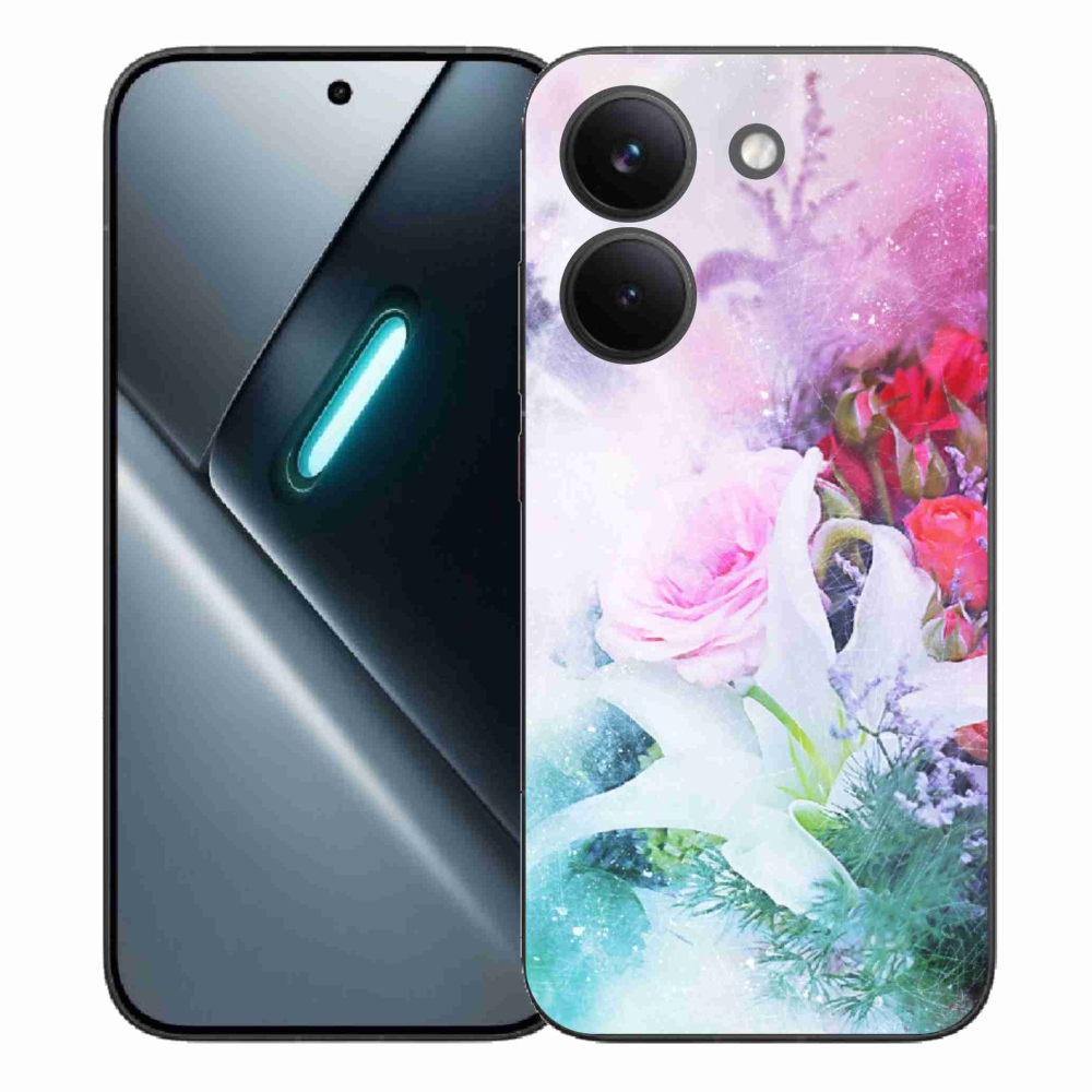 Gélový kryt mmCase na Xiaomi Poco X8 Pro - kvety 4