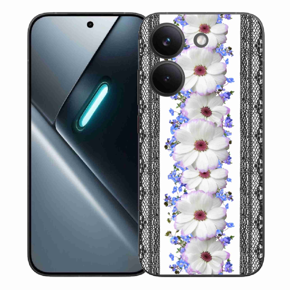 Gélový kryt mmCase na Xiaomi Poco X8 Pro - kvety 8