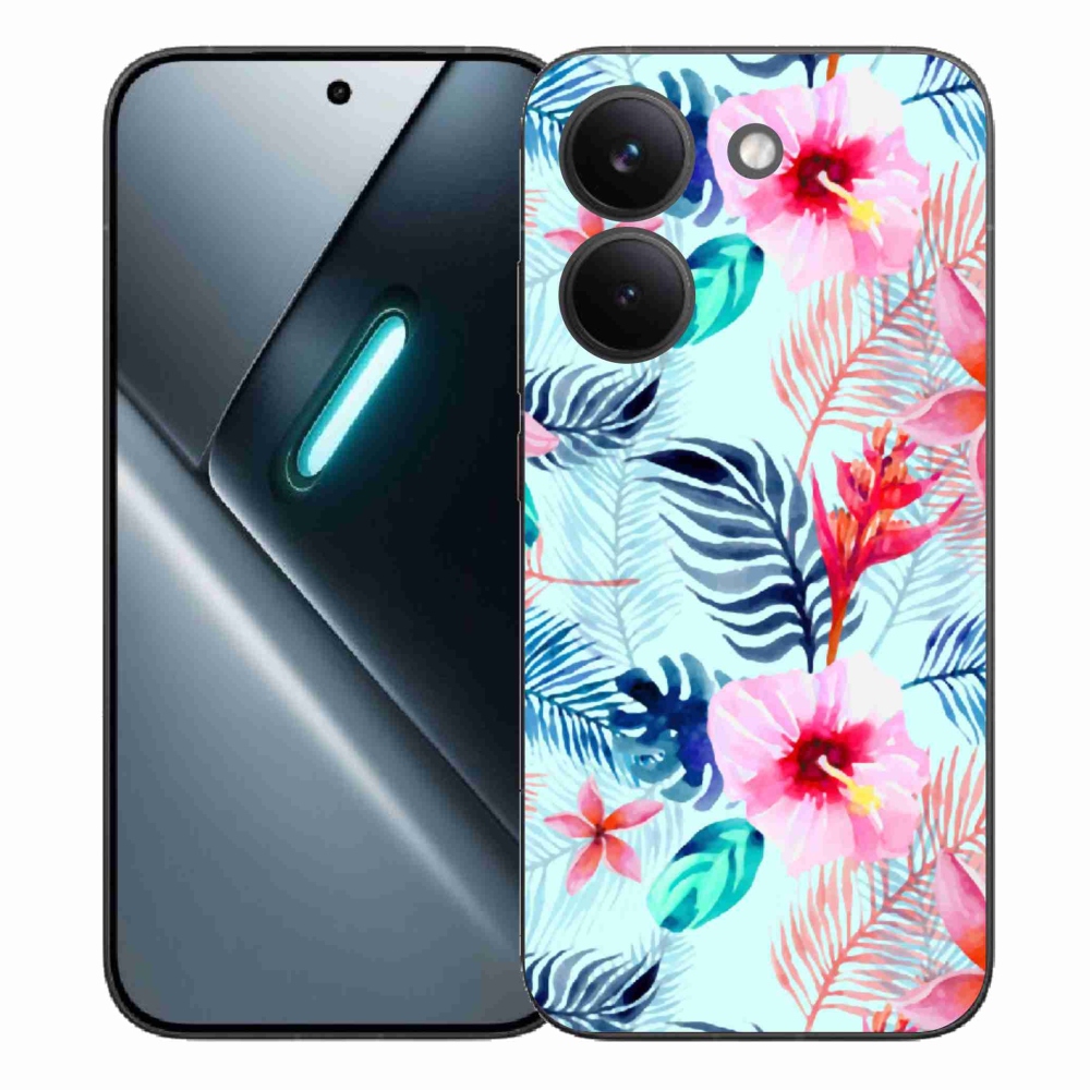 Gélový kryt mmCase na Xiaomi Poco X8 Pro - kvety