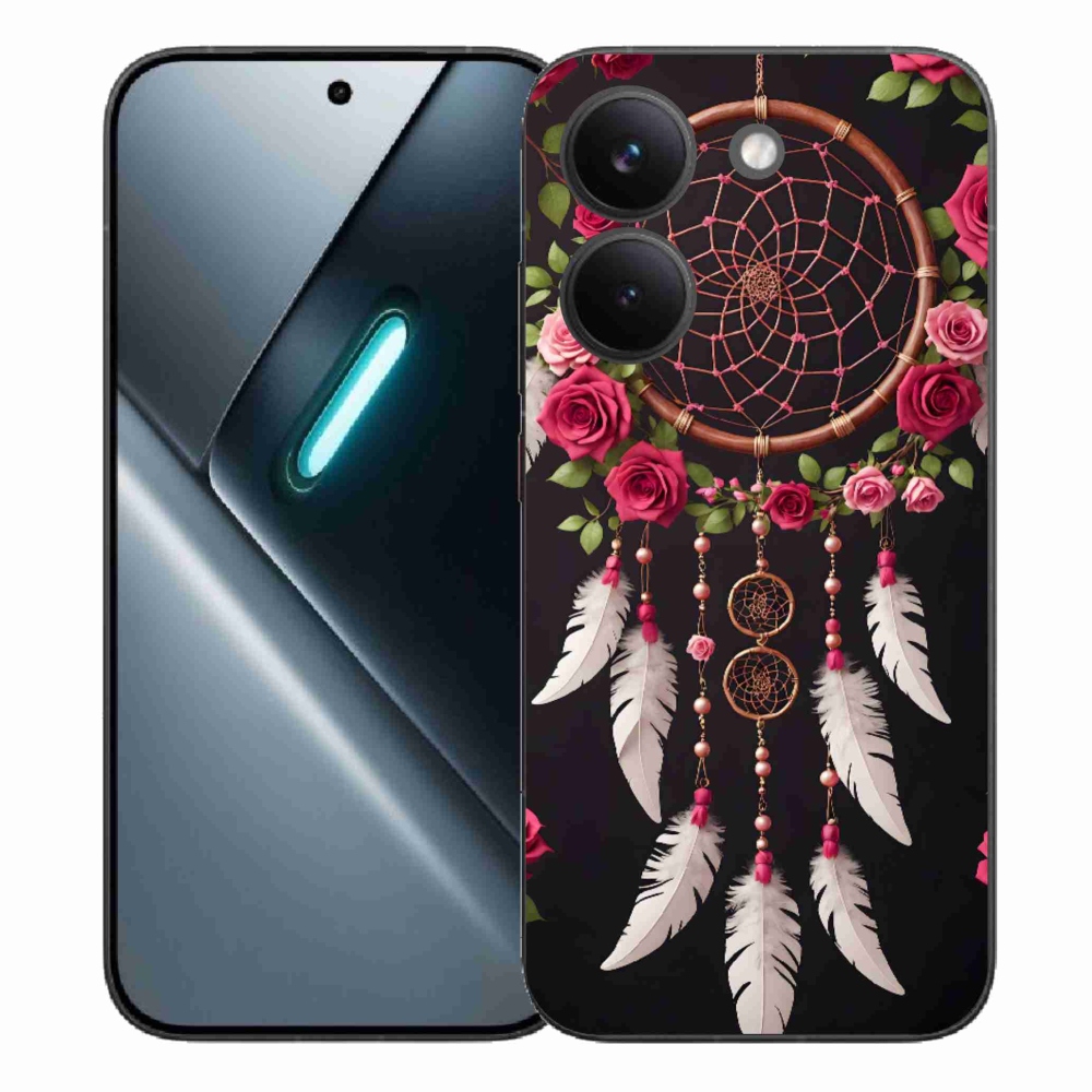 Gélový kryt mmCase na Xiaomi Poco X8 Pro - lapač snov s ružami