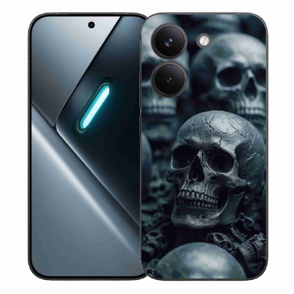 Gélový kryt mmCase na Xiaomi Poco X8 Pro - lebka 2