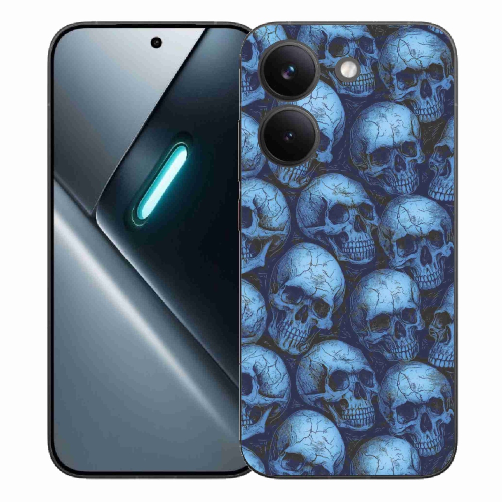 Gélový kryt mmCase na Xiaomi Poco X8 Pro - lebky