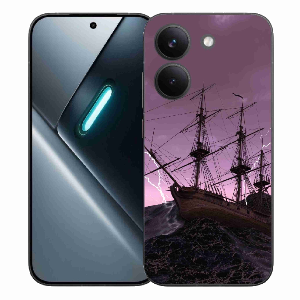 Gélový kryt mmCase na Xiaomi Poco X8 Pro - loď v búrke