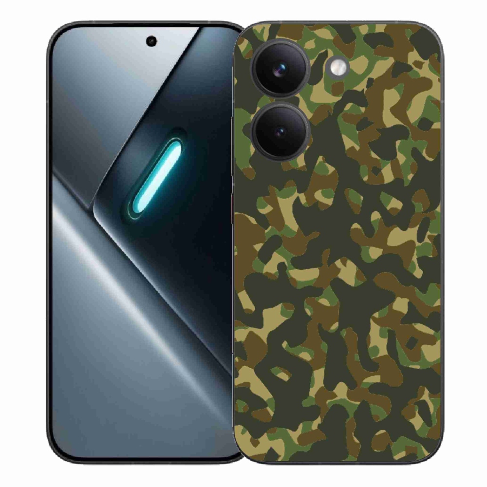 Gélový kryt mmCase na Xiaomi Poco X8 Pro - maskáčový vzor 1