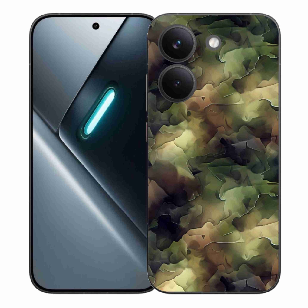 Gélový kryt mmCase na Xiaomi Poco X8 Pro - maskáčový vzor 10