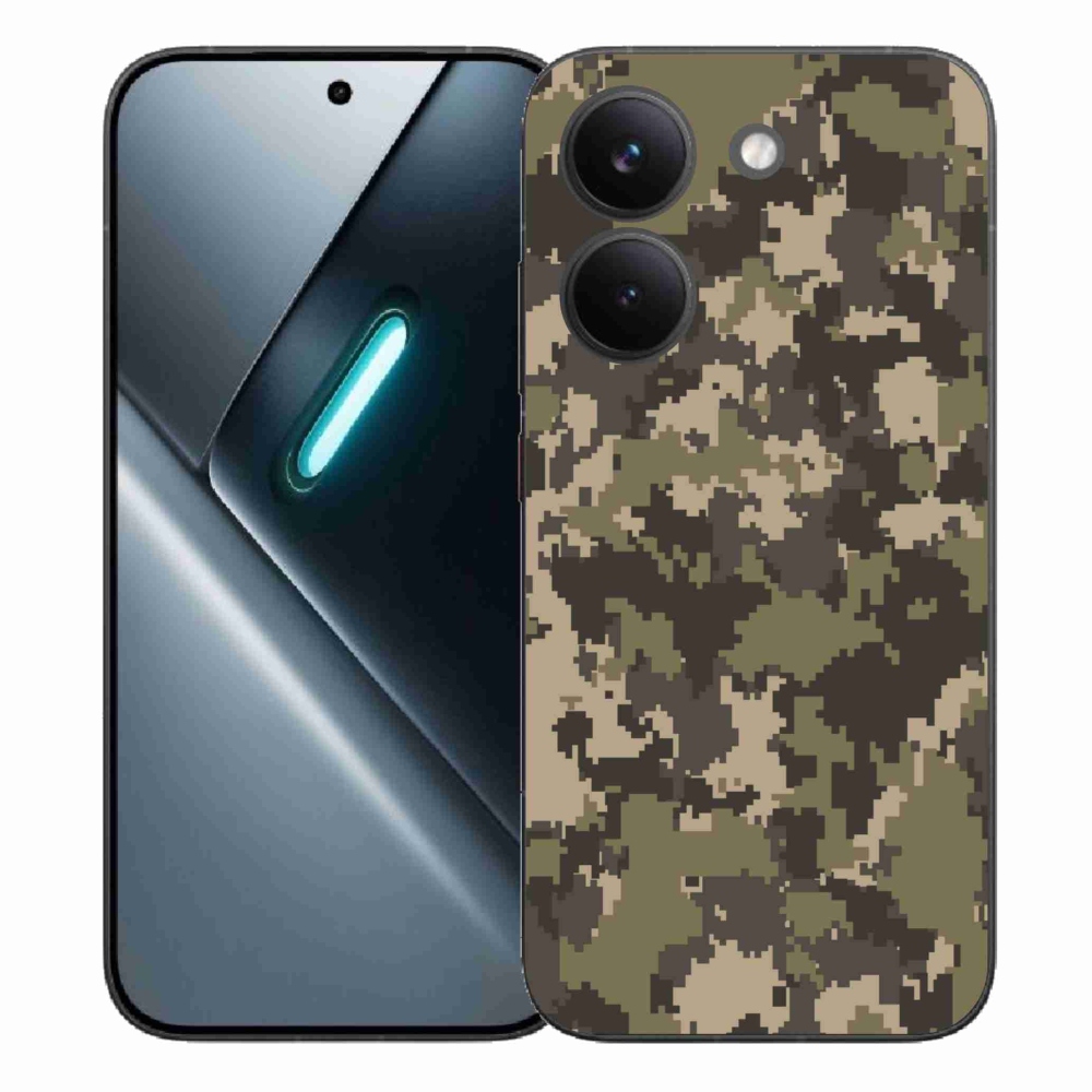 Gélový kryt mmCase na Xiaomi Poco X8 Pro - maskáčový vzor 12