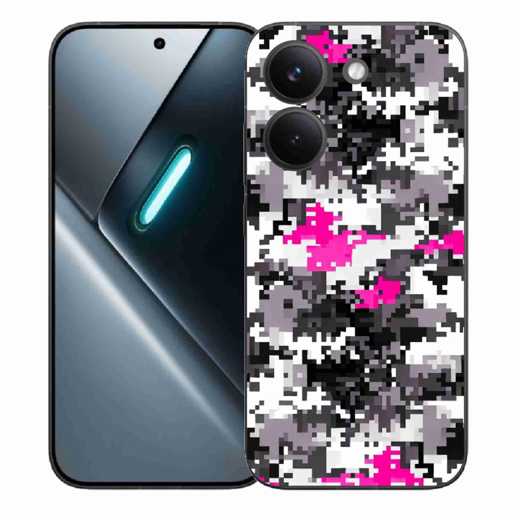 Gélový kryt mmCase na Xiaomi Poco X8 Pro - maskáčový vzor 4