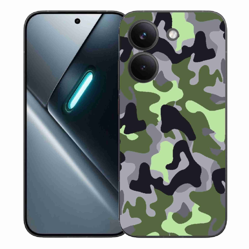 Gélový kryt mmCase na Xiaomi Poco X8 Pro - maskáčový vzor 7