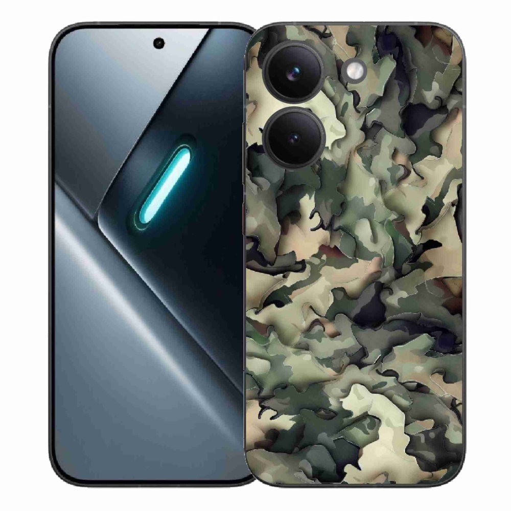 Gélový kryt mmCase na Xiaomi Poco X8 Pro - maskáčový vzor 9