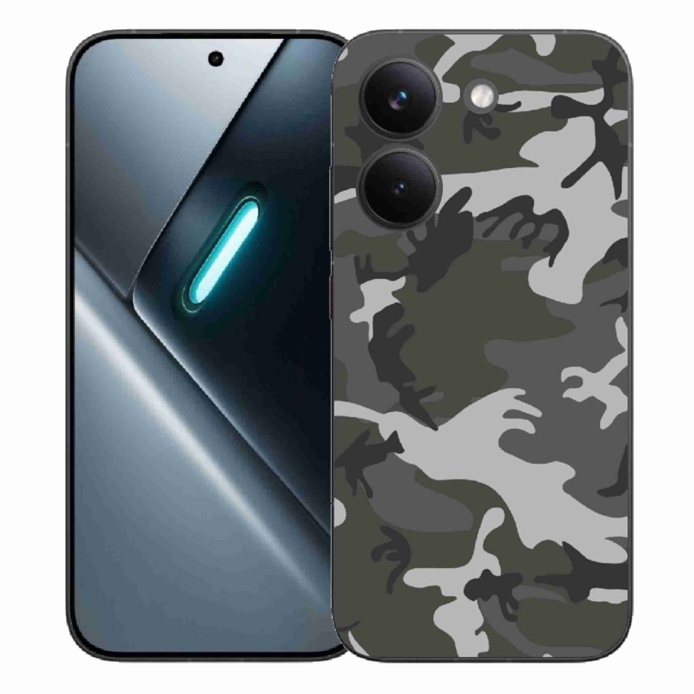 Gélový kryt mmCase na Xiaomi Poco X8 Pro - maskáčový vzor