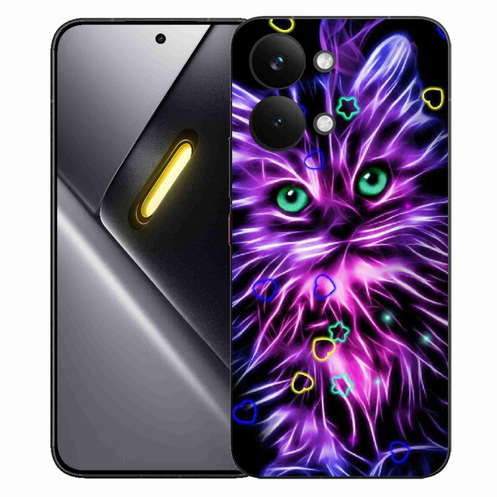 Gélový kryt mmCase na Xiaomi Poco X8 Pro Max - abstraktná mačka