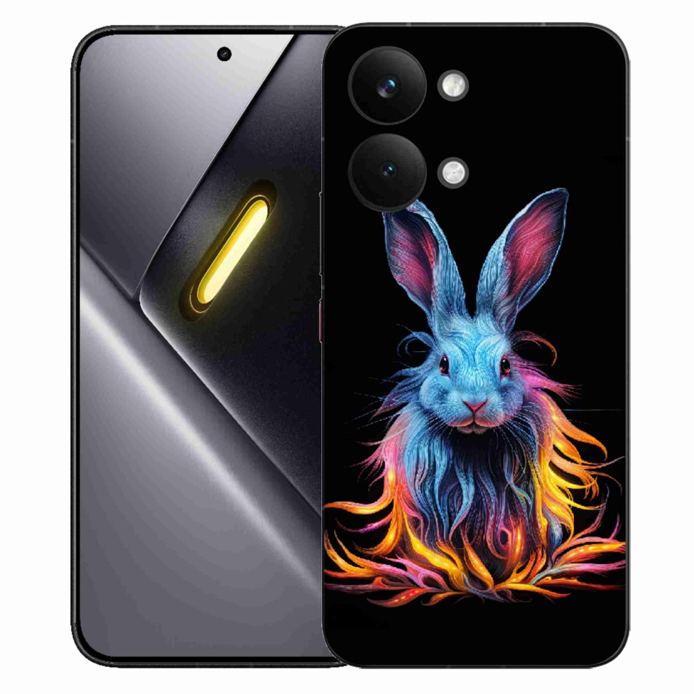 Gélový kryt mmCase na Xiaomi Poco X8 Pro Max - abstraktný zajac