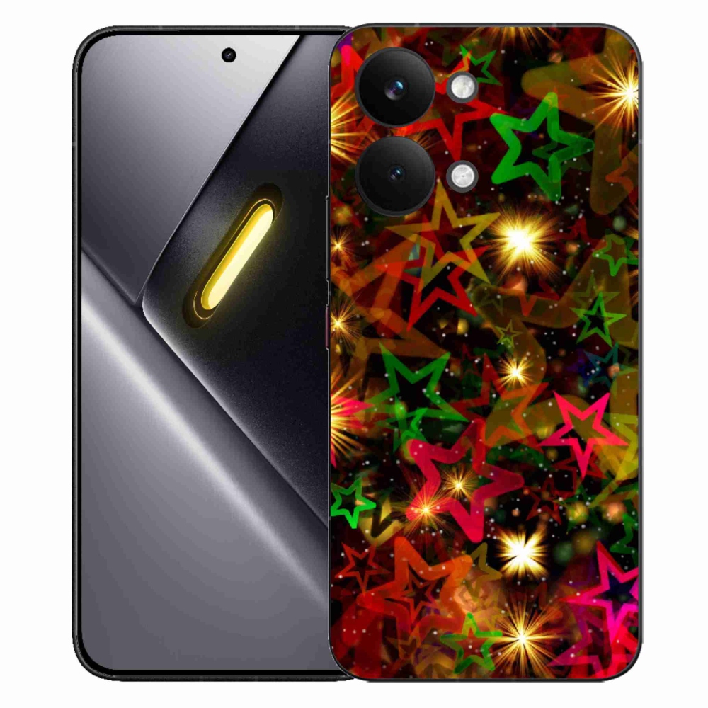 Gélový kryt mmCase na Xiaomi Poco X8 Pro Max - farebné hviezdičky