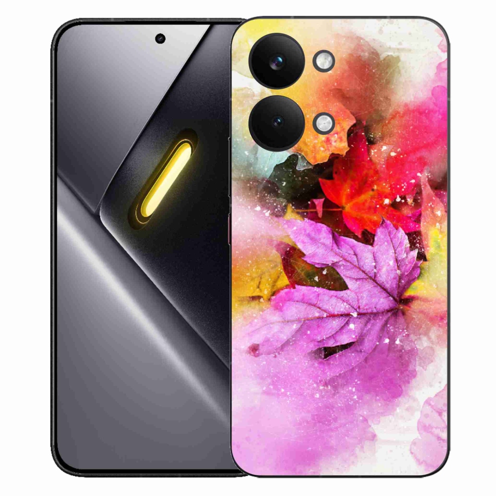 Gélový kryt mmCase na Xiaomi Poco X8 Pro Max - farebné listy