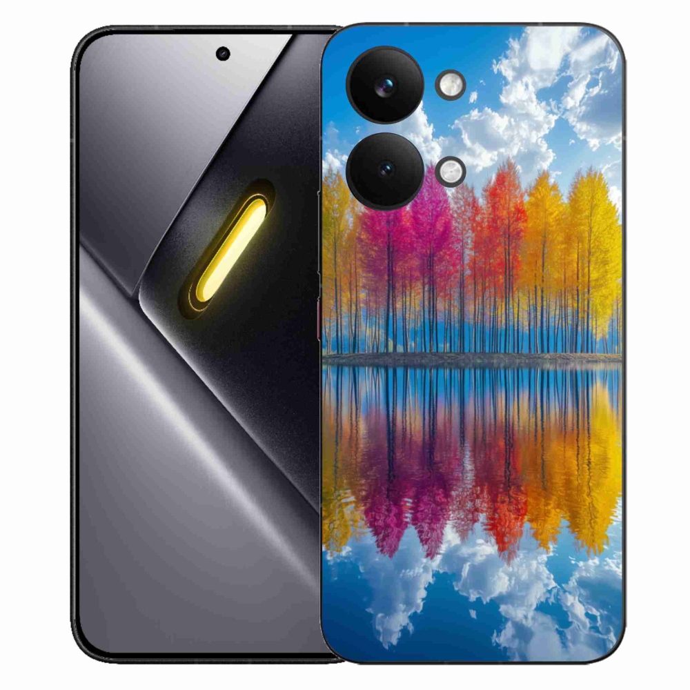 Gélový kryt mmCase na Xiaomi Poco X8 Pro Max - farebné stromy