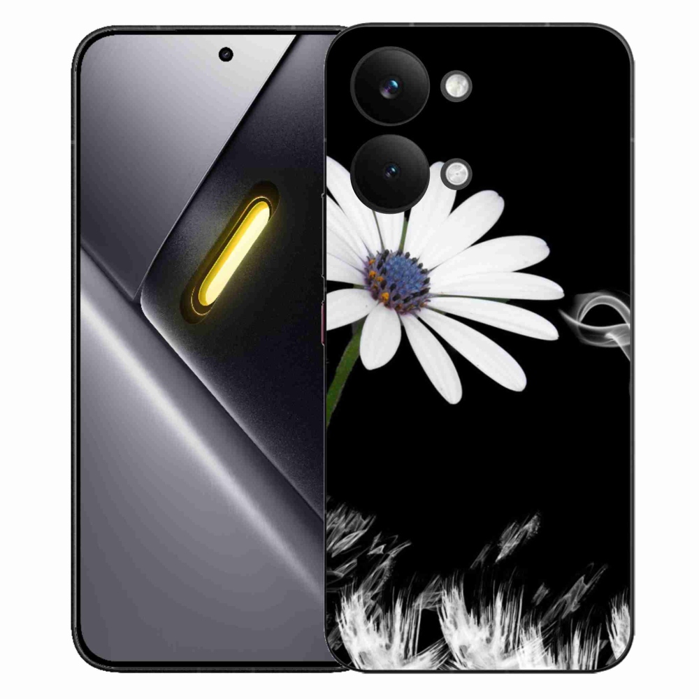 Gélový kryt mmCase na Xiaomi Poco X8 Pro Max - biela kvetina
