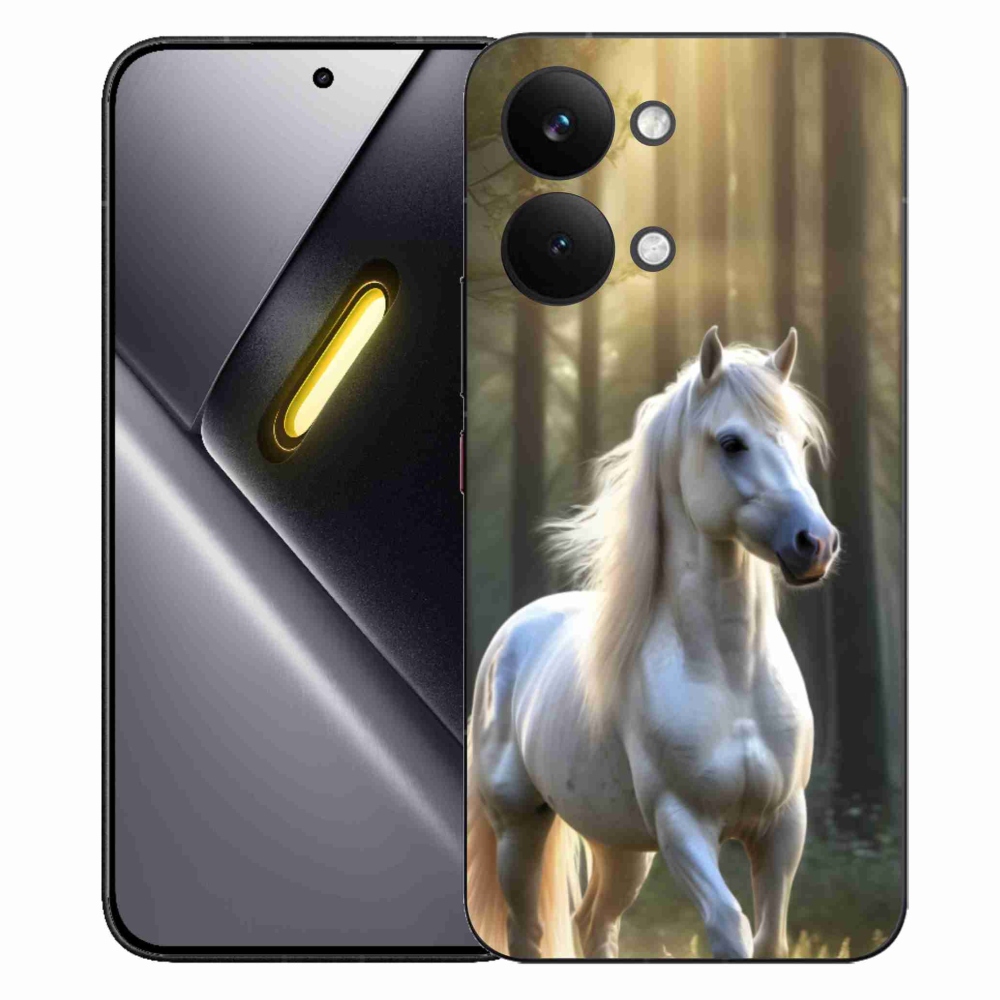 Gélový kryt mmCase na Xiaomi Poco X8 Pro Max - biely kôň 3