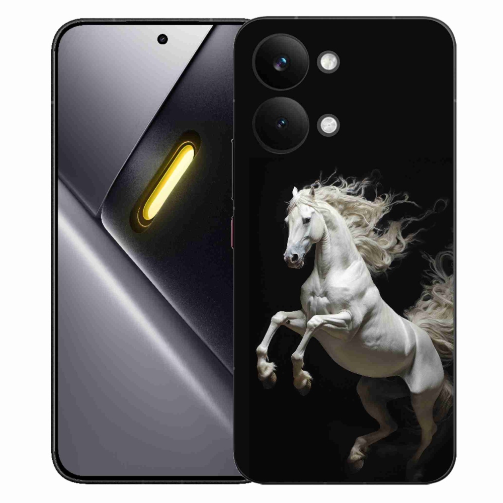 Gélový kryt mmCase na Xiaomi Poco X8 Pro Max - biely kôň 4