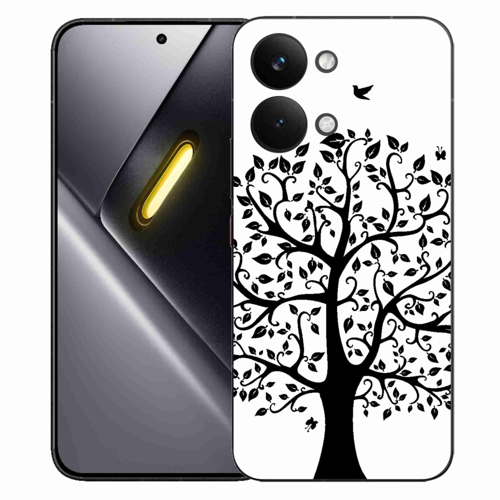 Gélový kryt mmCase na Xiaomi Poco X8 Pro Max - čiernobiely strom