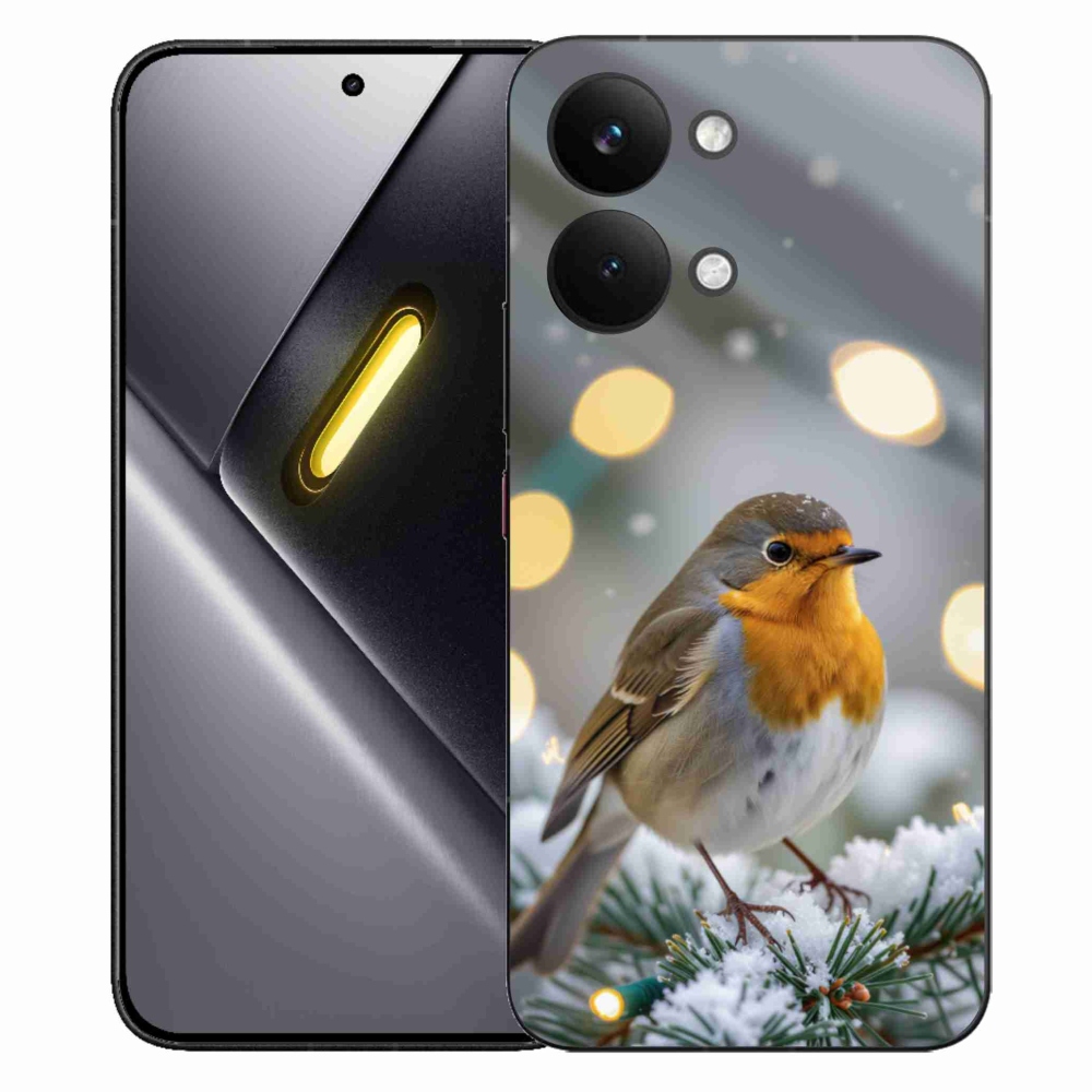 Gélový kryt mmCase na Xiaomi Poco X8 Pro Max - červienka v zime