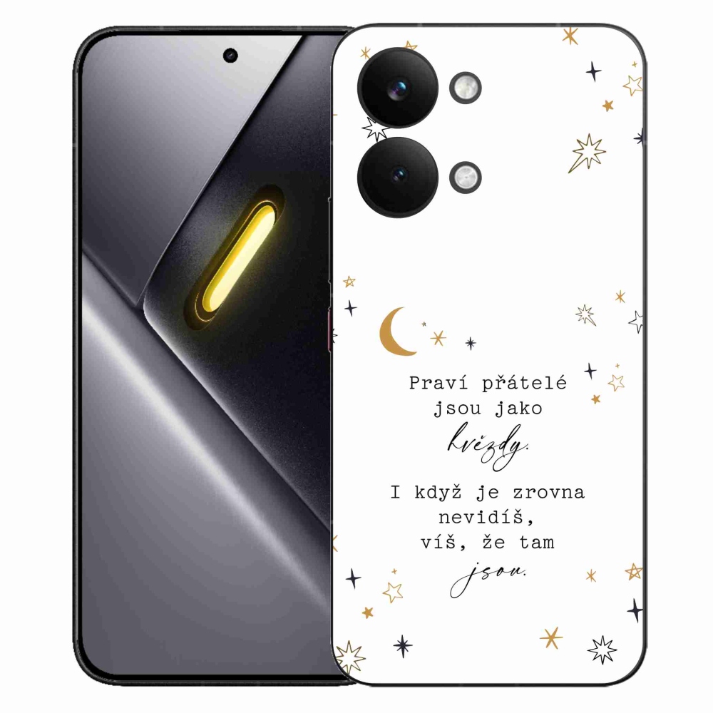 Gélový kryt mmCase na Xiaomi Poco X8 Pro Max - citát 6 biele pozadie