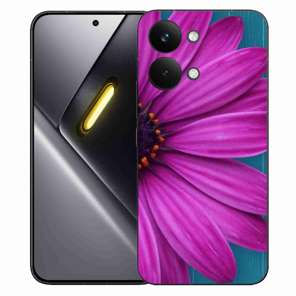 Gélový kryt mmCase na Xiaomi Poco X8 Pro Max - fialová margaréta