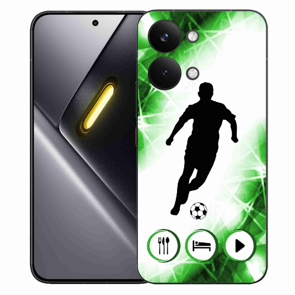 Gélový kryt mmCase na Xiaomi Poco X8 Pro Max - futbalista