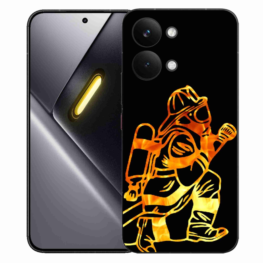 Gélový kryt mmCase na Xiaomi Poco X8 Pro Max - hasič 1