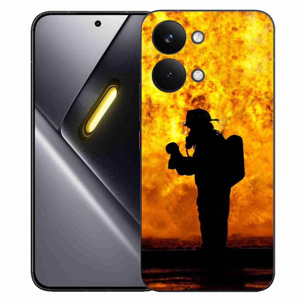 Gélový kryt mmCase na Xiaomi Poco X8 Pro Max - hasič