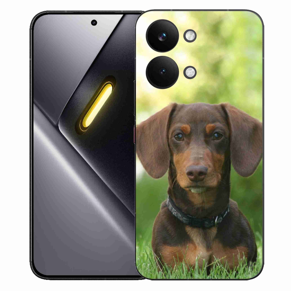 Gélový kryt mmCase na Xiaomi Poco X8 Pro Max - hnedý jazvečík