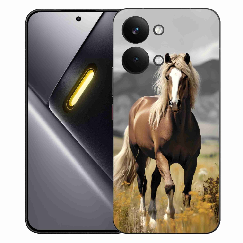 Gélový kryt mmCase na Xiaomi Poco X8 Pro Max - hnedý kôň 1