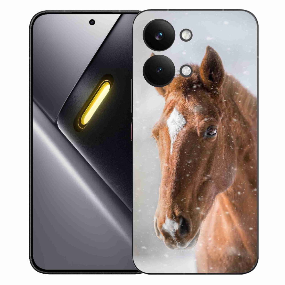 Gélový kryt mmCase na Xiaomi Poco X8 Pro Max - hnedý kôň 2