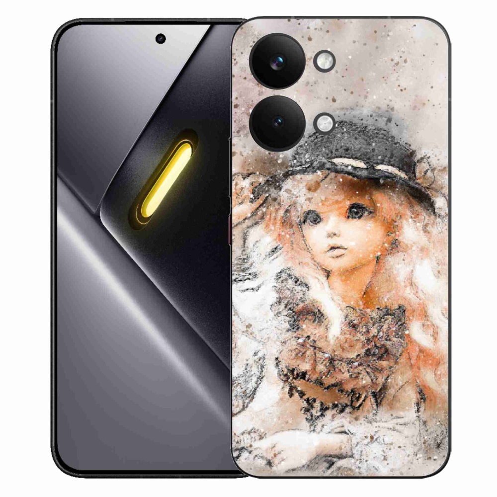 Gélový kryt mmCase na Xiaomi Poco X8 Pro Max - dievčatko s klobúkom