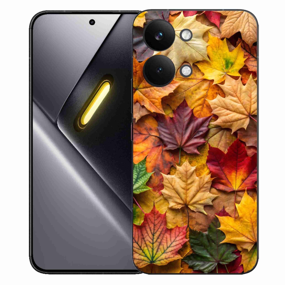 Gélový kryt mmCase na Xiaomi Poco X8 Pro Max - javorové listy 2