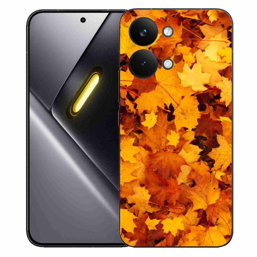 Gélový kryt mmCase na Xiaomi Poco X8 Pro Max - javorové listy