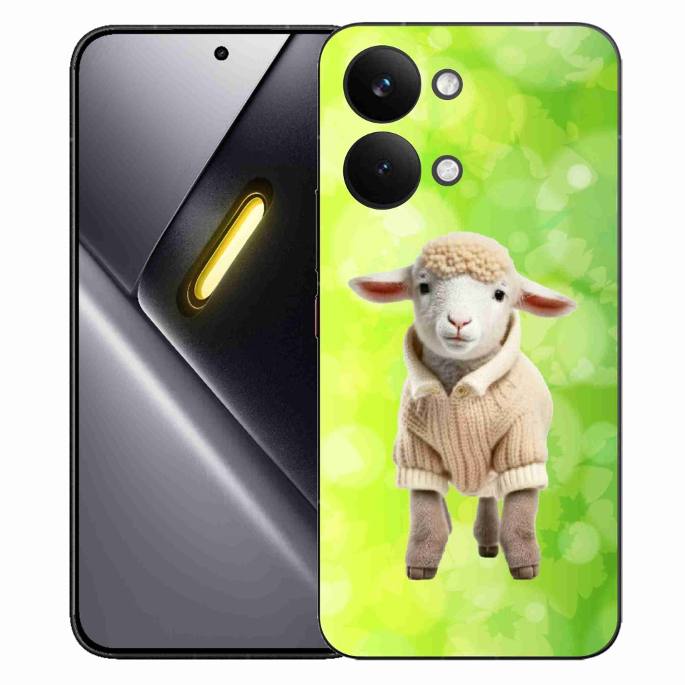 Gélový kryt mmCase na Xiaomi Poco X8 Pro Max - jahňa vo svetri