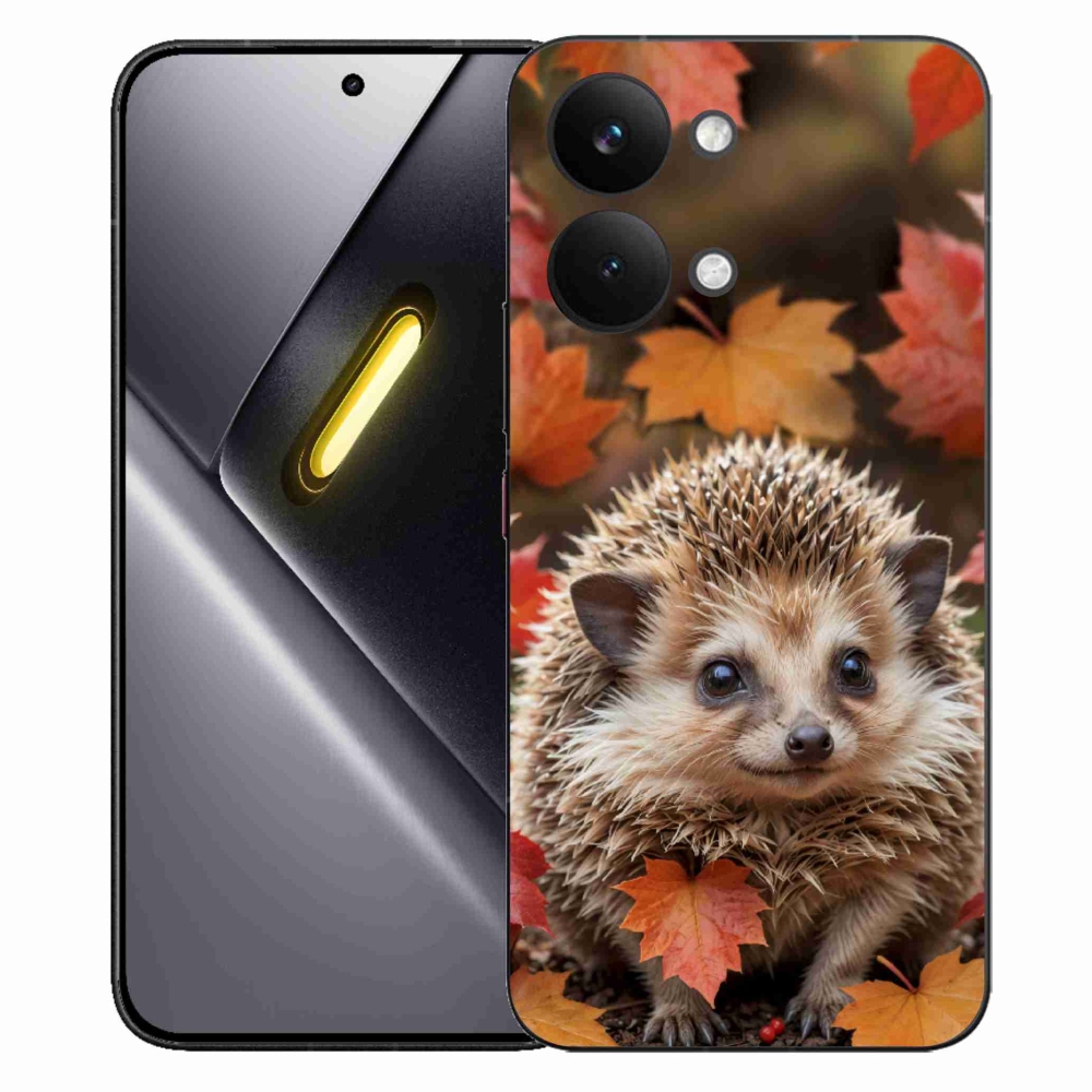 Gélový kryt mmCase na Xiaomi Poco X8 Pro Max - ježko v lístia