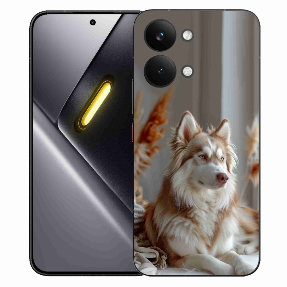 Gélový kryt mmCase na Xiaomi Poco X8 Pro Max - pokojný sibírsky husky