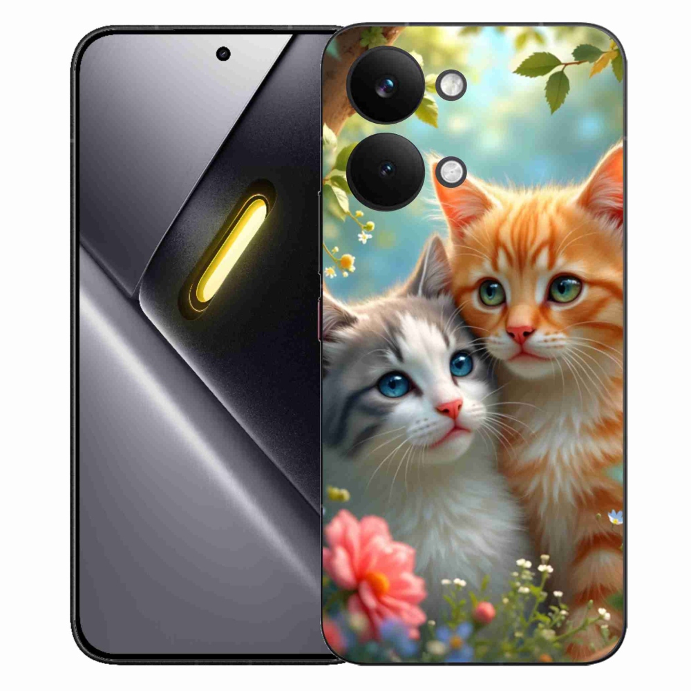 Gélový kryt mmCase na Xiaomi Poco X8 Pro Max - mačacia láska 2