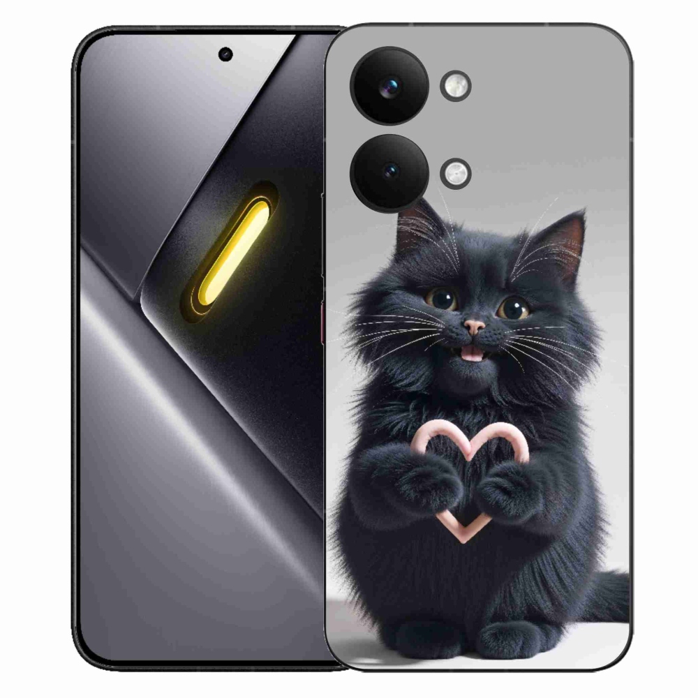 Gélový kryt mmCase na Xiaomi Poco X8 Pro Max - mačacia láska 3