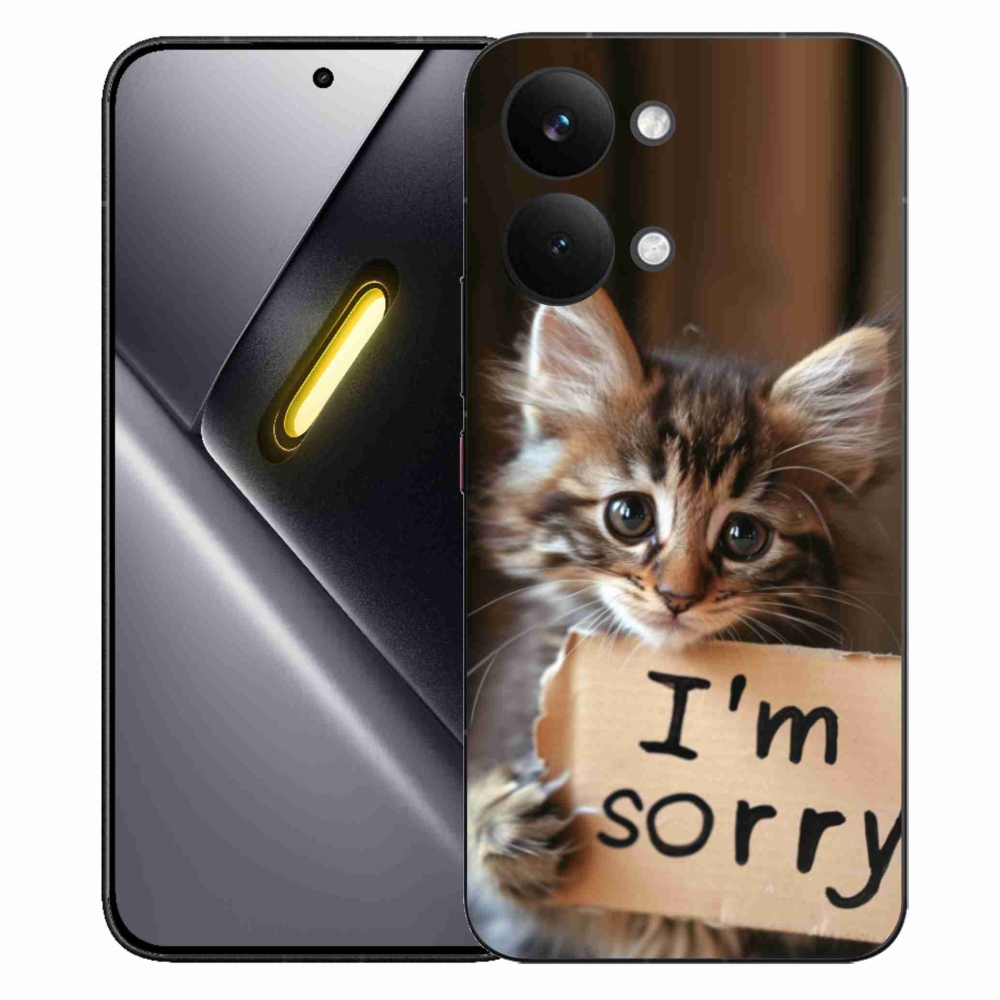 Gélový kryt mmCase na Xiaomi Poco X8 Pro Max - mačacie ospravedlnenie