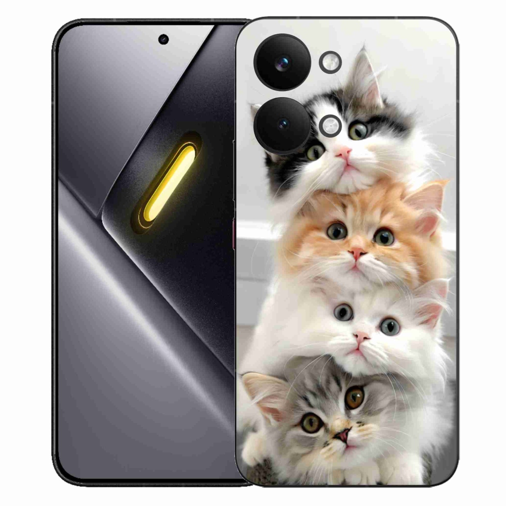 Gélový kryt mmCase na Xiaomi Poco X8 Pro Max - mačacia partia