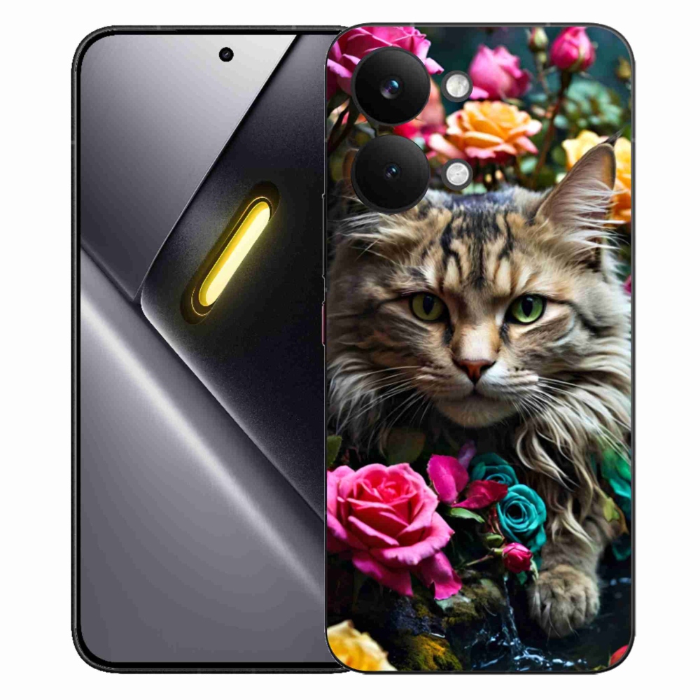 Gélový kryt mmCase na Xiaomi Poco X8 Pro Max - mačacie pohľad 2