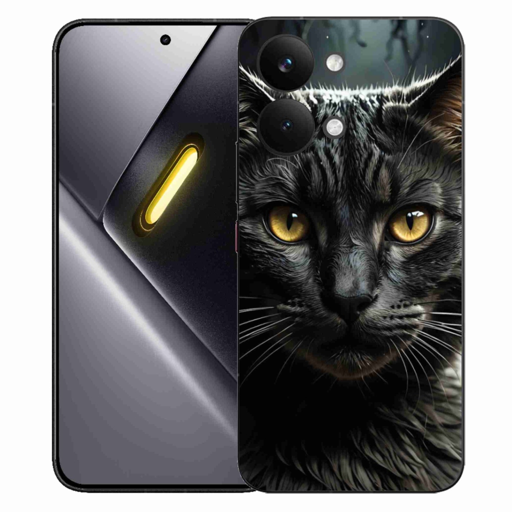 Gélový kryt mmCase na Xiaomi Poco X8 Pro Max - mačacie pohľad 3