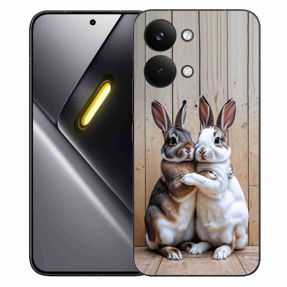 Gélový kryt mmCase na Xiaomi Poco X8 Pro Max - králičie pár