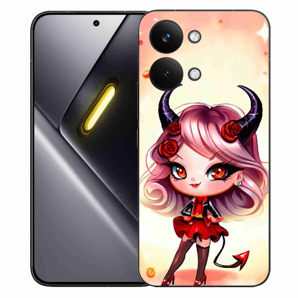 Gélový kryt mmCase na Xiaomi Poco X8 Pro Max - kreslená čertica