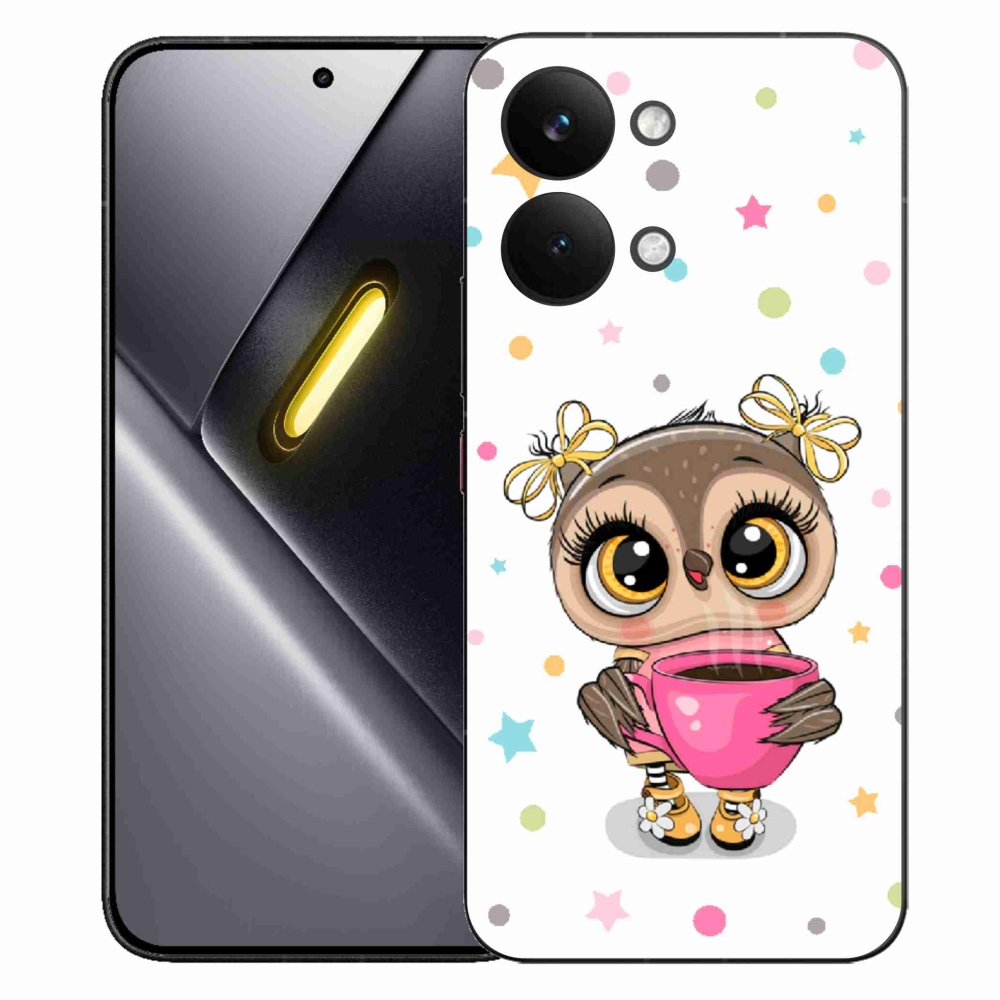 Gélový kryt mmCase na Xiaomi Poco X8 Pro Max - kreslená sovička