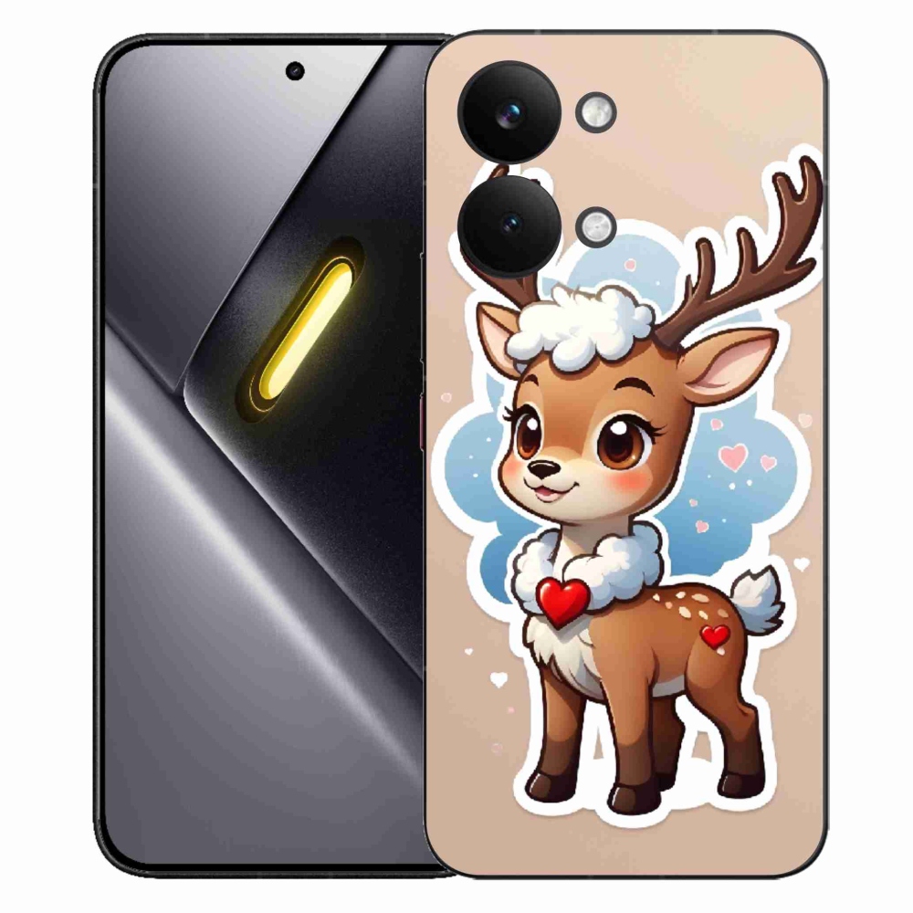 Gélový kryt mmCase na Xiaomi Poco X8 Pro Max - kreslený sob